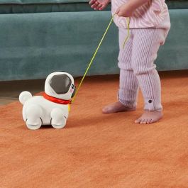 Perro de paseos perrito pug fisher-price. mueve las orejas las patas y emite sonidos de ladridos.