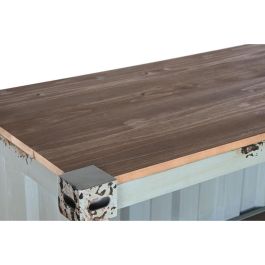 DKD Home Decor Estantería Vintage de Metal y MDF con 2 Puertas y 2 Estantes Azul Celeste Diseño Contenedor 168.5x87x44 cm DKD Home Decor Estantería Vintage de Metal y MDF con 2 Puertas y 2 Estantes Azul Celeste Diseño Contenedor 168.5x87x44 cm