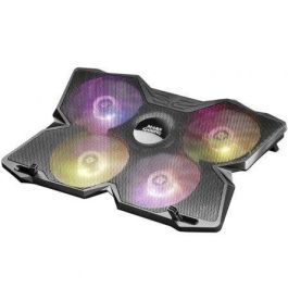 Soporte Refrigerante Mars Gaming MNBC3 para Portátiles hasta 17.3"/ Iluminación LED