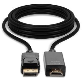 Lindy Cable DisplayPort a HDMI 3m 4K UHD 3840x2160@30Hz Compatible con Audio 7.1 para PC y Laptop a Monitor