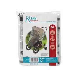 KioKids Protector Universal de Lluvia y Viento Impermeable Transparente para Carrito/Silleta de Bebé con Rejilla de Ventilación