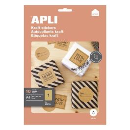 Etiquetas Adh.Impr.Apli Kraft Caja 10H C.Rectos A4 10Uds. Precio: 11.99000011. SKU: B1ETB3AXCT