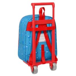 Mochila Escolar con Ruedas SuperThings Rescue force Azul 22 x 27 x 10 cm Mochila Escolar con Ruedas SuperThings Rescue force Azul 22 x 27 x 10 cm