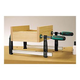 Wolfcraft Sargento de tornillo 1" sc 80-300 80mm largo 3059000, Acero, Verde