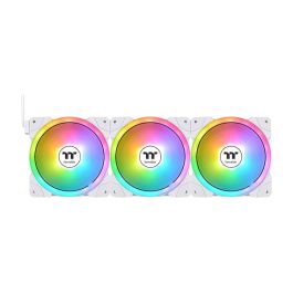 Thermaltake SWAFAN EX12 ARGB Ventilador PC Blanco TT Premium Edition Pack 3 Unidades 120mm