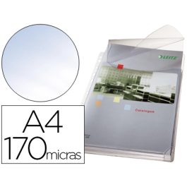 Esselte Funda Multitaladro Din A4 Cristal 170 Micras con Fuelle y Solapa Superior Capacidad 200 Hojas Pack 5 Unidades Precio: 13.50000025. SKU: BIX47573003