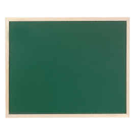 Q-connect Pizarra verde marco de madera 40x30 cm