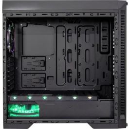 Inter-Tech X-908 Infini2 Torre PC Negro ATX ITX micro ATX Mini-ITX con Ventana Lateral Iluminacion RGB