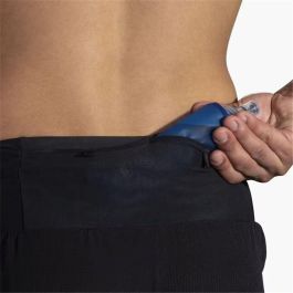 Pantalones Cortos Deportivos para Hombre Brooks High Point 5" 2-in-1 Negro 45