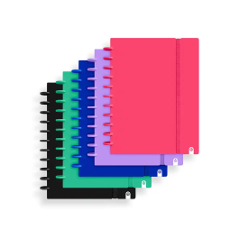 Carchivo Cuaderno Ingeniox Foam A4 80 Hojas Rayado Horizontal Colores Intense Surtidos