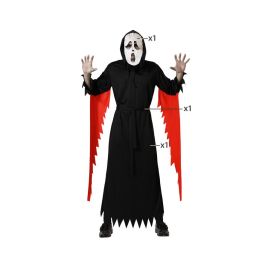 Disfraz Asesino Con Máscara Y Túnica Negra Para Hombre Adulto M-L Halloween Precio: 13.50000025. SKU: B15NE9AYG2