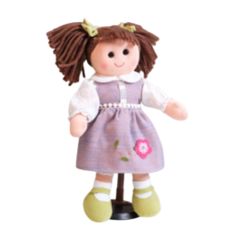 DKD Home Decor Muñeca Kids Rosa Amarillo 35 x 24 x 15 cm (4 Unidades) Precio: 52.5000003. SKU: B1F3PZ6TST
