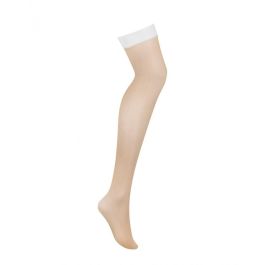 Medias con Liguero Obsessive S814 Blanco S/M