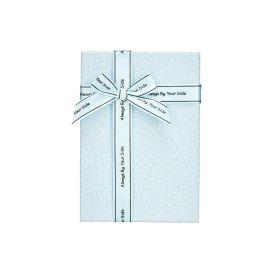 Juego de Cajas Decorativas Azul Cartón Lazo 3 Piezas Juego de Cajas Decorativas Azul Cartón Lazo 3 Piezas