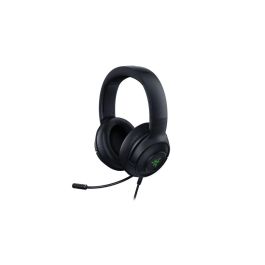 Razer Kraken V3 X Auriculares Gaming con Cable USB, Sonido Envolvente Virtual 7.1, Micrófono Unidireccional, Negro