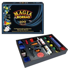 Borras 24048 - Juego de Magia Clásica: 100 Trucos Originales y Divertidos, con Manual en Español para Aprendices de Mago +7 años