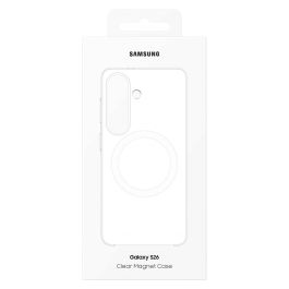 Samsung EF-CS942CTEGWW Funda Clear Magnet Case Galaxy S26 Transparente, Compatible con MagSafe, Anti-huellas y Antiamarilleamiento