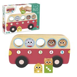 Goula 1 To 5 Bus 1110100757 - Juguete Educativo de Madera para Aprender a Contar del 1 al 5, Autobús con 5 Animales, +18 Meses, Multilingüe Precio: 22.99. SKU: B1963NP4W7
