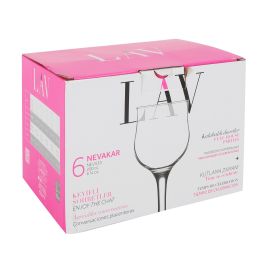 Lav Set 6 Copas Vino Blanco 200 cc (4 Cajas)