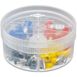 Knipex 97 99 907 Sortimento Aderendhülsen aisladas para cables, colores Negro, Azul, Rojo, Plata, Amarillo Precio: 32.49999984. SKU: B1BVH8Y4WD