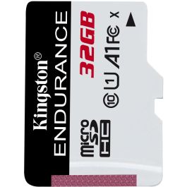 Kingston Tarjeta microSD 32GB UHS-I U1 Class 10 High-Endurance para Cámaras de Vigilancia y Salpicadero - Grabación 24/7 Full HD
