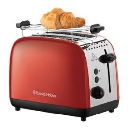 Russell Hobbs Tostadora Colour Plus 2 Ranuras Cortas Rojo Russell Hobbs Tostadora Colour Plus 2 Ranuras Cortas Rojo