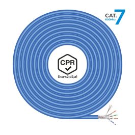 AISENS A146-0665 Cable de Red Cat7 S-FTP LSZH, 305m Azul, 10 Gigabit Ethernet, 600MHz, PoE, AWG23 Precio: 244.50000036. SKU: S5622540