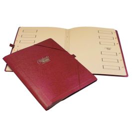 Carpeta Clasificador Carton Compacto Saro Folio Roja 12 Departamentos