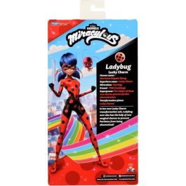 Bandai Muñeca Articulada Miraculous Ladybug Lucky Charm 26 cm con 11 Puntos de Articulación