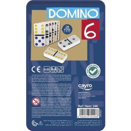 Domino doble 6 colores tamaño pieza 5.1x2.5x0.8 cm Domino doble 6 colores tamaño pieza 5.1x2.5x0.8 cm
