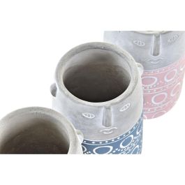 Macetero Urban DKD Home Decor Amarillo Azul 12 x 18 x 12 cm (4 Unidades) Macetero Urban DKD Home Decor Amarillo Azul 12 x 18 x 12 cm (4 Unidades)