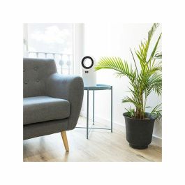 Cecotec Readywarm 8200 Bladeless Calefactor y Ventilador Eléctrico 1500W con Oscilación y Temporizador 12h Negro Blanco Cecotec Readywarm 8200 Bladeless Calefactor y Ventilador Eléctrico 1500W con Oscilación y Temporizador 12h Negro Blanco