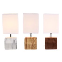 DKD Home Decor Lámpara Sobremesa Urban Dolomite Poliester Blanco Natural 12x29x12 cm E14 25W Pack 12 Unidades Precio: 147.49999946. SKU: B1KAPBE8QH