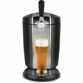 H.Koenig BW1778 Dispensador de cerveza 5L, Temperatura Ajustable 2-12°C, Acero Inoxidable, Enfriamiento Integrado