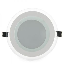 Foco Downlight LED 12W 1200Lm 6000ºK Circular   Cristal Ø160Mm 40.000H [GR-MB01-12W-CW]