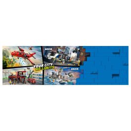 LEGO 60414 Estación de Bomberos y Camión de Bomberos, Figura de Perro de Juguete y 5 Minifiguras, Regalo Infantil