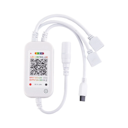 Kit Tira LED 72W 3,000Lm 300 LEDs 10M RGB Control Bluetooth IP20 40,000H con Transformador y Controlador