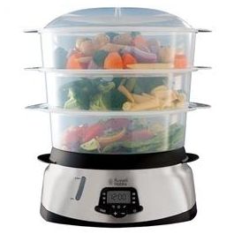 Russell Hobbs 23560-56 Cocedor a Vapor de 3 Pisos Maxicook con Temporizador Digital y Turbo-Impulso Precio: 68.4999997. SKU: B1HJLTTKX5