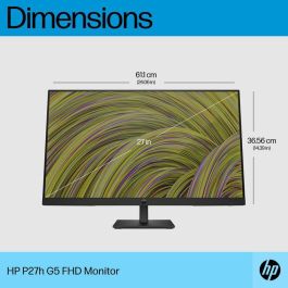 HP P27h G5 Monitor de 27 pulgadas FHD con Audio Integrado para Productividad Diaria
