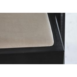 DKD Home Decor Silla Horeca Negro Natural 54 x 82 x 55 cm Olmo y Ratán (2 Unidades)