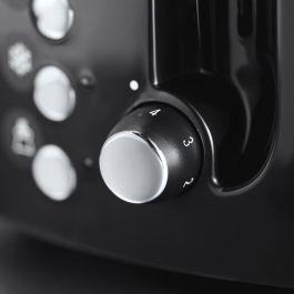 Russell Hobbs 22601-56 Tostador Textures Plus, Negro Mate/Alto Brillo, Ranuras Extra Largas, Función Pan Congelado, Ajuste de Tueste Russell Hobbs 22601-56 Tostador Textures Plus, Negro Mate/Alto Brillo, Ranuras Extra Largas, Función Pan Congelado, Ajuste de Tueste