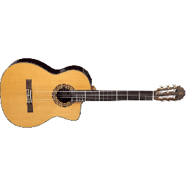 Takamine Guitarra Clásica EC132SC E/A Natural CT4DX - Cutaway Electroacústica