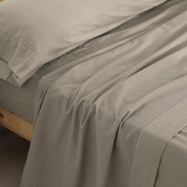 Juego de Sábanas SG Hogar Taupé Cama de 135 Juego de Sábanas SG Hogar Taupé Cama de 135
