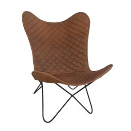 Silla Vintage DKD Home Decor Marron 75 x 91 x 76 cm