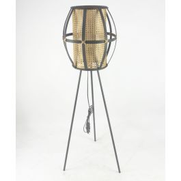 DKD Home Decor Lámpara de Pie Colonial de Bambú y Ratán, Colores Negro y Marrón, Casquillo E27, Potencia 50W, Altura 119 cm Precio: 45.8832. SKU: B1KH9PZYF6