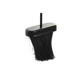 DKD Home Decor Leñera Loft Negra Desmontable de Acero y Aluminio 56 cm Alto - Set de 4