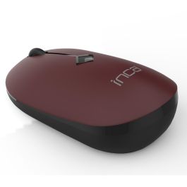 INCA IWM-231RB Ratón inalámbrico óptico 1600 DPI 4 botones silenciosos Ambidextro Marrón/Negro 2.4GHz