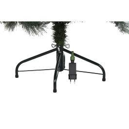 DKD Home Decor Árbol Navidad Moderna White dust Nevado Verde 100 x 100 x 150 cm LED 200 Leds