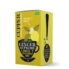 CUPPER Infusión Limón y Jengibre Bio, 20 Bolsitas, Sabor Suave y Picante, Comercio Justo Fairtrade Precio: 3.8900004. SKU: B1CXAFMGK5