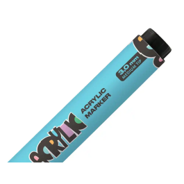 Liderpapel Rotulador Acrilico Base Agua Todo Tipo de Superficie Punta Redonda 3 mm Azul Cielo